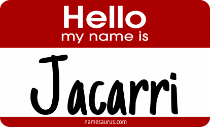 Hello my name is Jacarri png download