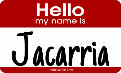 Hello my name is Jacarria png download