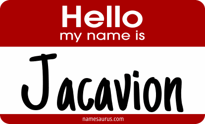 Hello my name is Jacavion png download