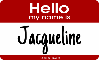 Hello my name is Jacgueline png download