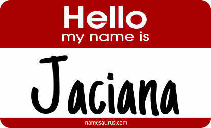 Hello my name is Jaciana png download