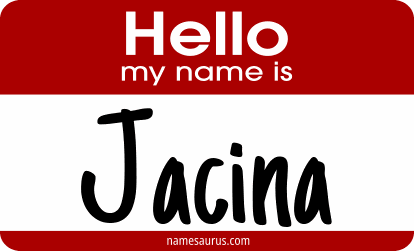 Hello my name is Jacina png download