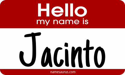 Hello my name is Jacinto png download