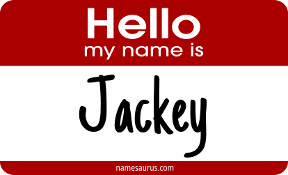 Hello my name is Jackey png download
