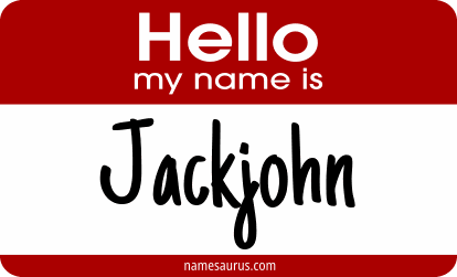 Hello my name is Jackjohn png download