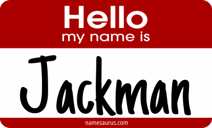 Hello my name is Jackman png download