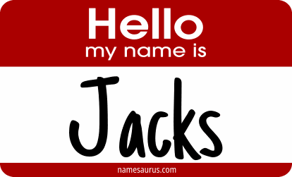 Hello my name is Jacks png download