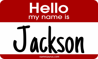 Hello my name is Jackson png download