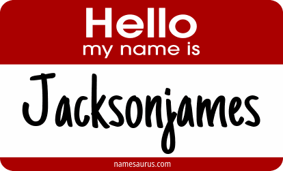 Hello my name is Jacksonjames png download