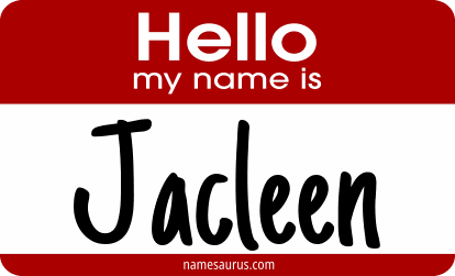 Hello my name is Jacleen png download