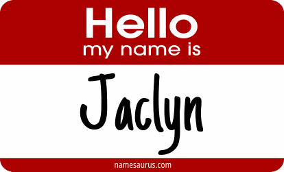 Hello my name is Jaclyn png download