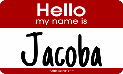 Hello my name is Jacoba png download