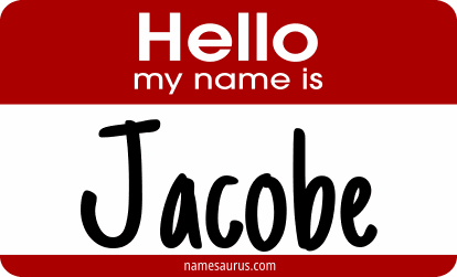 Hello my name is Jacobe png download