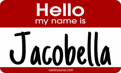 Hello my name is Jacobella png download