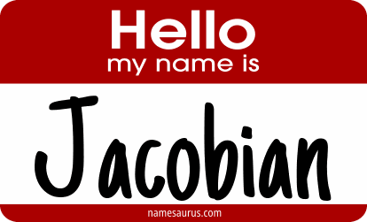 Hello my name is Jacobian png download