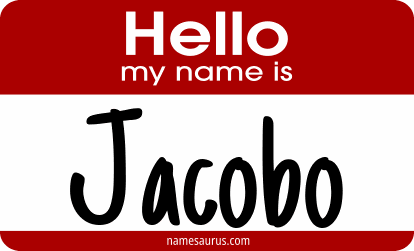 Hello my name is Jacobo png download