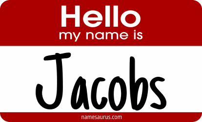 Hello my name is Jacobs png download