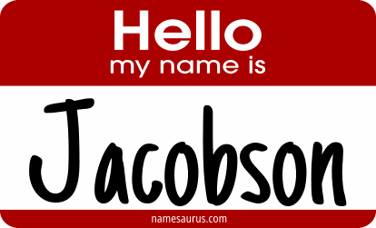 Hello my name is Jacobson png download