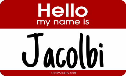 Hello my name is Jacolbi png download