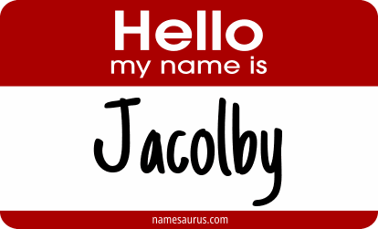 Hello my name is Jacolby png download