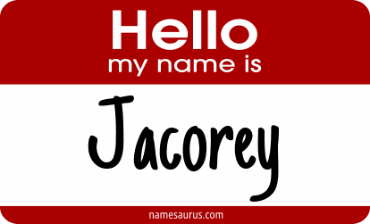Hello my name is Jacorey png download