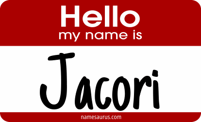 Hello my name is Jacori png download