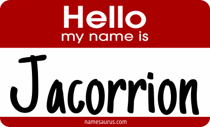Hello my name is Jacorrion png download