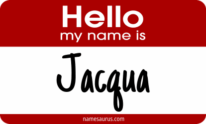 Hello my name is Jacqua png download