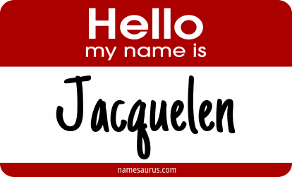 Hello my name is Jacquelen png download