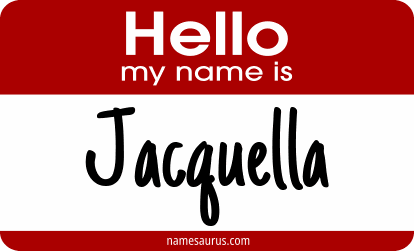 Hello my name is Jacquella png download