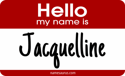 Hello my name is Jacquelline png download