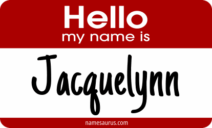 Hello my name is Jacquelynn png download