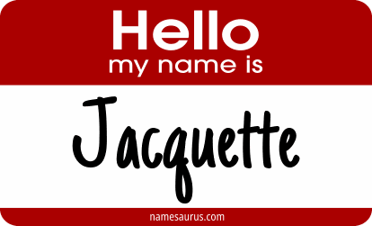 Hello my name is Jacquette png download