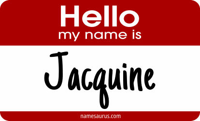 Hello my name is Jacquine png download