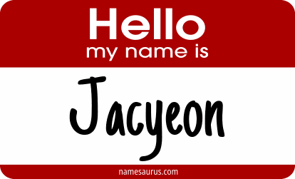 Hello my name is Jacyeon png download
