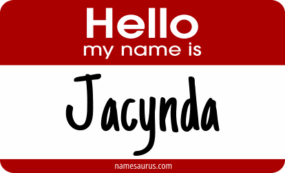 Hello my name is Jacynda png download