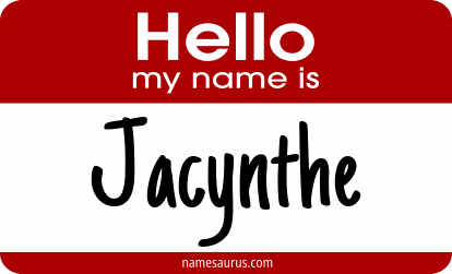 Hello my name is Jacynthe png download