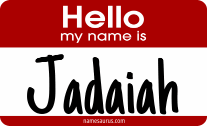 Hello my name is Jadaiah png download