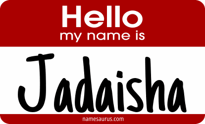 Hello my name is Jadaisha png download