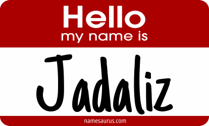 Hello my name is Jadaliz png download