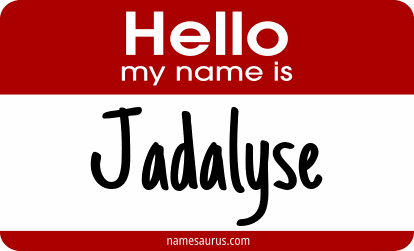 Hello my name is Jadalyse png download