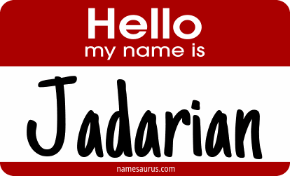 Hello my name is Jadarian png download
