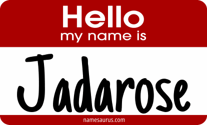 Hello my name is Jadarose png download
