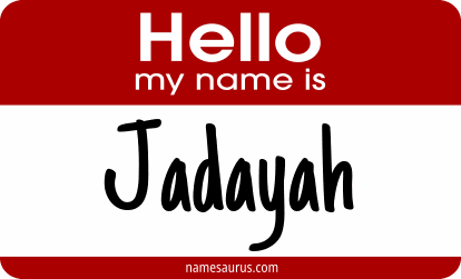 Hello my name is Jadayah png download