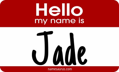 Hello my name is Jade png download
