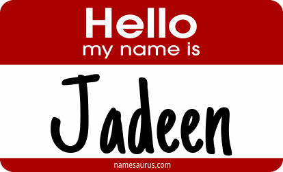Hello my name is Jadeen png download
