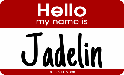 Hello my name is Jadelin png download