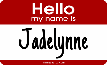 Hello my name is Jadelynne png download