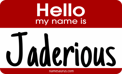 Hello my name is Jaderious png download
