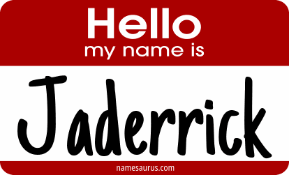 Hello my name is Jaderrick png download